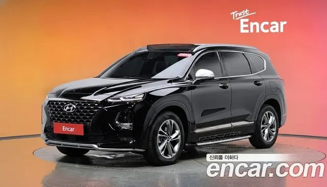 HYUNDAI SANTA FE 2019 — 106 331 км, чёрный, Корея — под ключ — фото 2