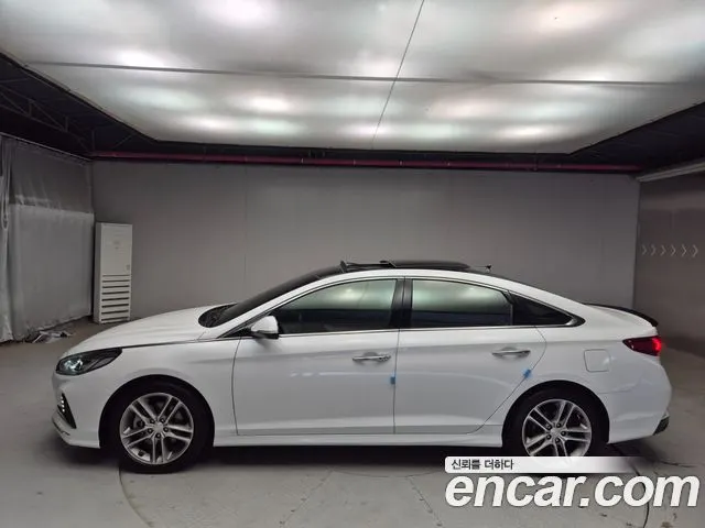 HYUNDAI SONATA 2019 — 157 494 км, белый-перламутр, Корея — под ключ — фото 9