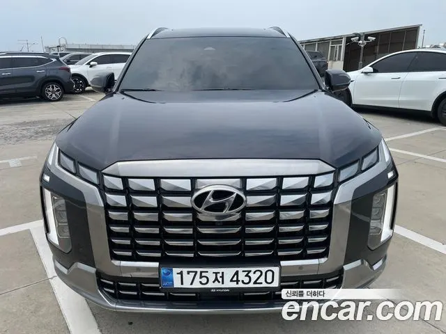 HYUNDAI PALISADE 2023 — 39 420 км, синий, Корея — под ключ — фото 1