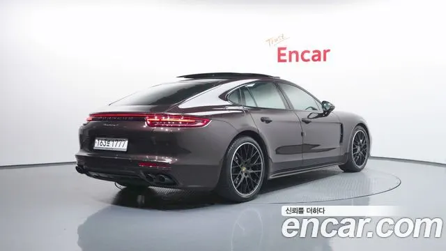 PORSCHE PANAMERA 2019 — 66 245 км, коричневый, Корея — под ключ — фото 2