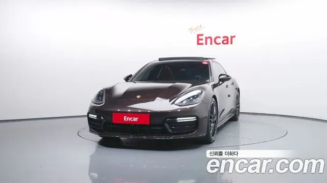 PORSCHE PANAMERA 2019 — 66 245 км, коричневый, Корея — под ключ — фото 3