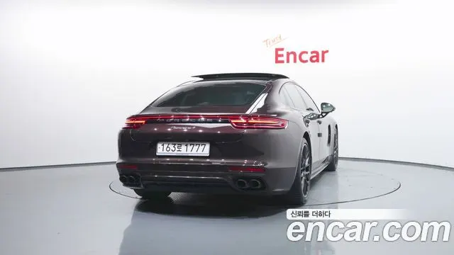 PORSCHE PANAMERA 2019 — 66 245 км, коричневый, Корея — под ключ — фото 4