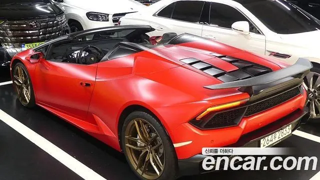LAMBORGHINI HURACAN 2018 — 25 000 км, красный, Корея — под ключ — фото 2