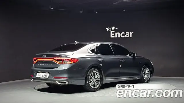 HYUNDAI GRANDEUR HYBRID 2019 — 74 558 км, серый, Корея — под ключ — фото 2