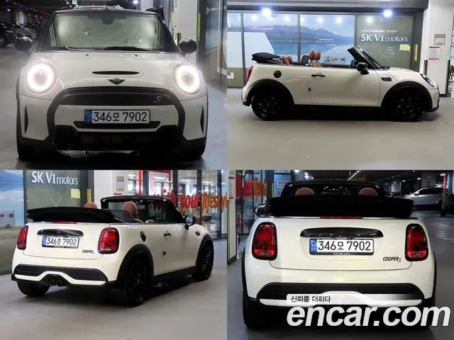 MINI COOPER S CONVERTIBLE 2022 — 14 331 км, белый, Корея — под ключ — фото 7