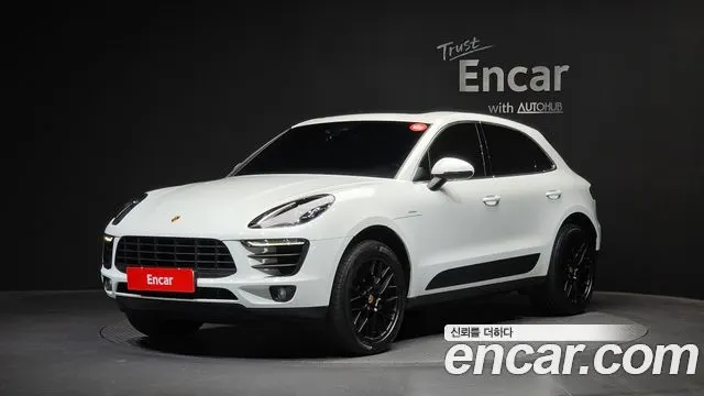 PORSCHE MACAN 2017 — 108 039 км, белый, Корея — под ключ — фото 1