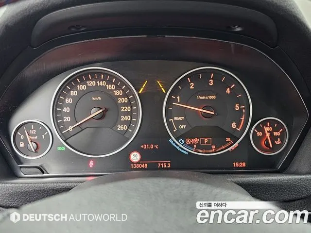 BMW 3 SERIES GT 2018 — 138 000 км, синий, Корея — под ключ — фото 8