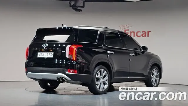 HYUNDAI PALISADE 2019 — 157 750 км, чёрный, Корея — под ключ — фото 1