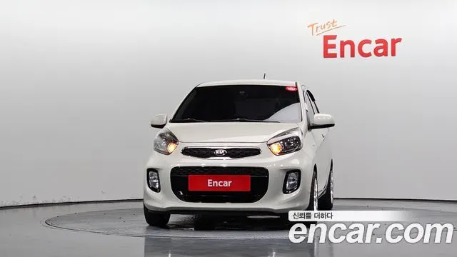 KIA MORNING 2016 — 105 361 км, белый-перламутр, Корея — под ключ — фото 3