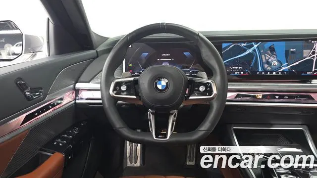 BMW 7 SERIES 2023 — 39 725 км, светло-золотистый, Корея — под ключ — фото 12