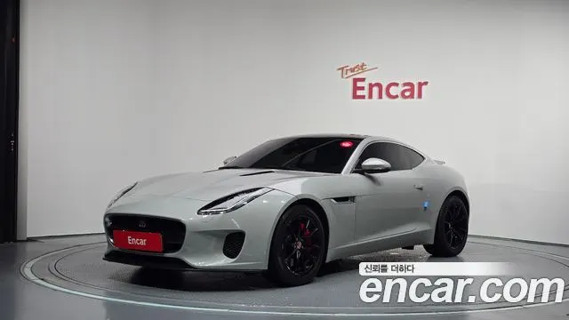 JAGUAR F-TYPE 2019 — 123 331 км, серебристо-серый, Корея — под ключ — фото 1