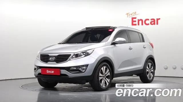 KIA SPORTAGE R 2012 — 107 093 км, серебристый, Корея — под ключ — фото 1