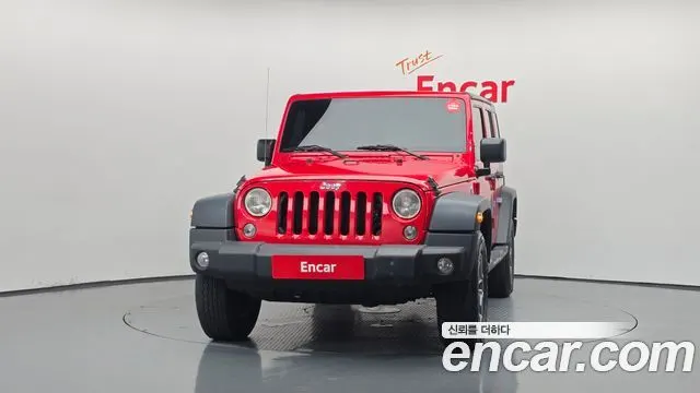 JEEP WRANGLER 2016 — 118 360 км, красный, Корея — под ключ — фото 3