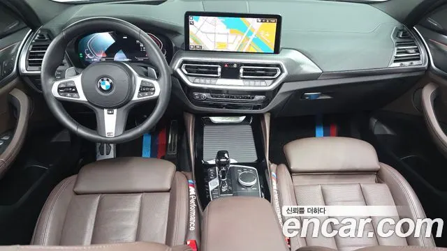 BMW X4 2023 — 32 280 км, светло-серебристый, Корея — под ключ — фото 7