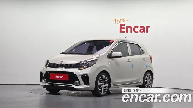 KIA MORNING 2017 — 100 943 км, белый-перламутр, Корея — под ключ — фото 1