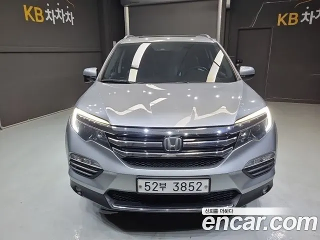 HONDA PILOT 2018 — 88 569 км, серебристо-серый, Корея — под ключ — фото 2