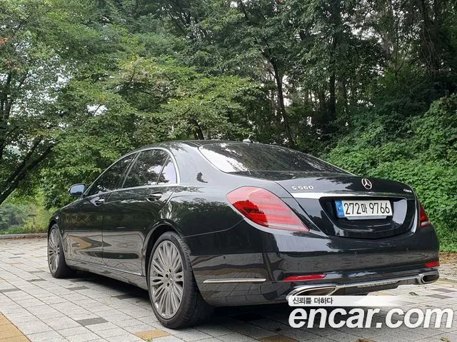 MERCEDES-BENZ S-CLASS W222 2019 — 176 003 км, чёрный, Корея — под ключ — фото 2
