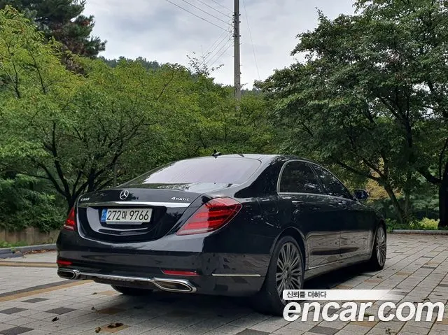 MERCEDES-BENZ S-CLASS W222 2019 — 176 003 км, чёрный, Корея — под ключ — фото 3