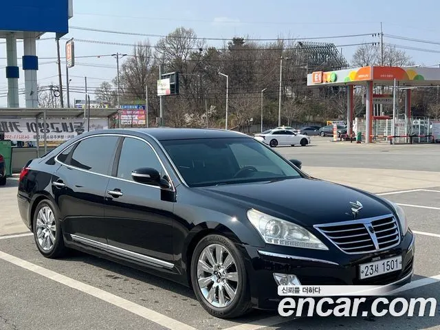 HYUNDAI EQUUS 2011 — 130 160 км, чёрный, Корея — под ключ — фото 3