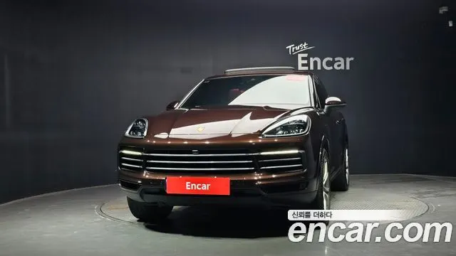 PORSCHE CAYENNE 2019 — 76 854 км, коричневый, Корея — под ключ — фото 3