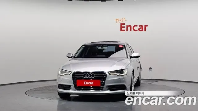 AUDI A6 2012 — 125 109 км, серебристо-серый, Корея — под ключ — фото 3