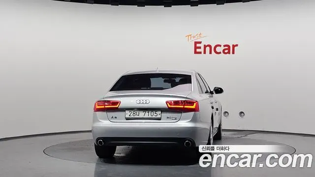AUDI A6 2012 — 125 109 км, серебристо-серый, Корея — под ключ — фото 4