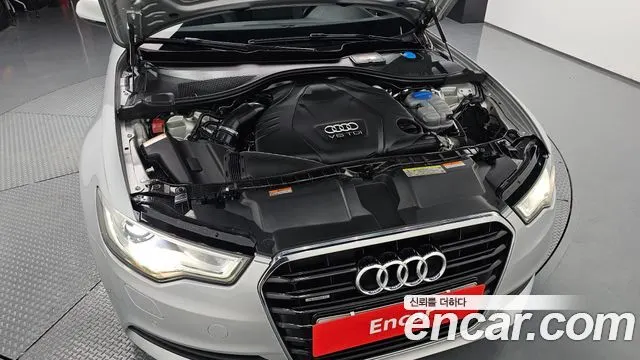 AUDI A6 2012 — 125 109 км, серебристо-серый, Корея — под ключ — фото 6