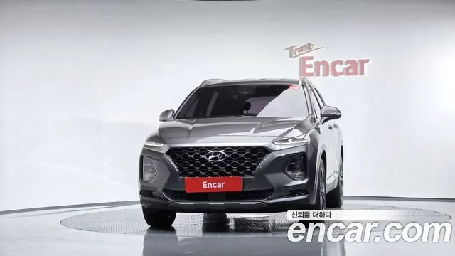 HYUNDAI SANTA FE 2019 — 125 015 км, серый, Корея — под ключ — фото 3