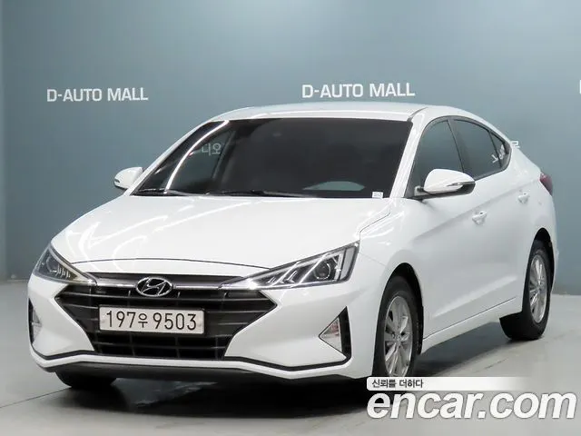 HYUNDAI AVANTE 2019 — 50 055 км, белый, Корея — под ключ — фото 11
