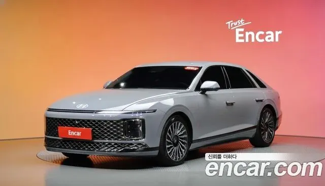HYUNDAI GRANDEUR HYBRID 2024 — 36 458 км, светло-серебристый, Корея — под ключ — фото 2
