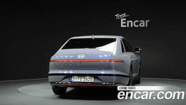 HYUNDAI GRANDEUR HYBRID 2024 — 36 458 км, светло-серебристый, Корея — под ключ — фото 4