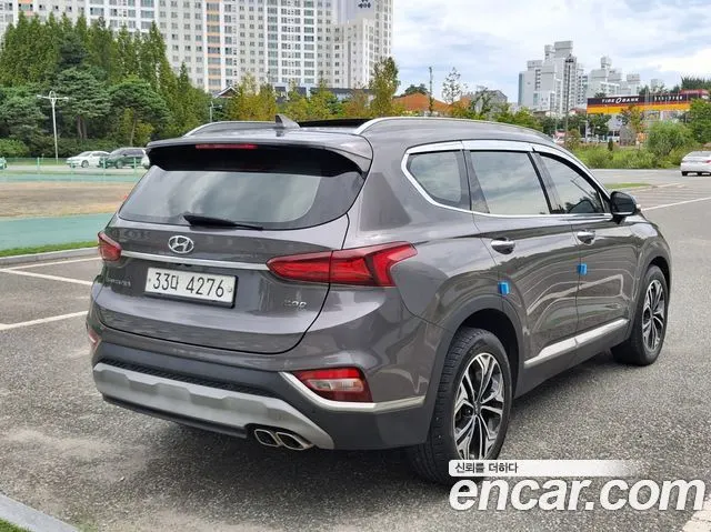 HYUNDAI SANTA FE 2019 — 100 000 км, серый, Корея — под ключ — фото 5