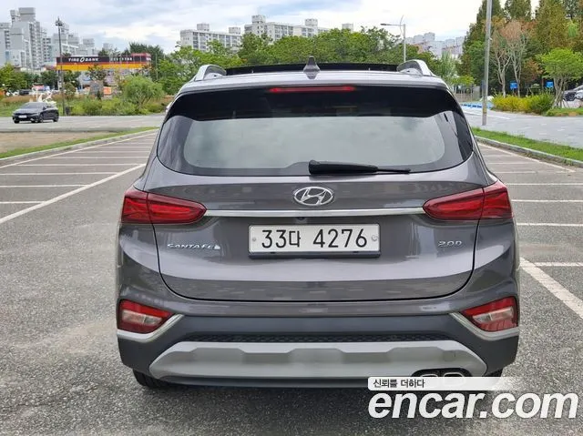 HYUNDAI SANTA FE 2019 — 100 000 км, серый, Корея — под ключ — фото 6