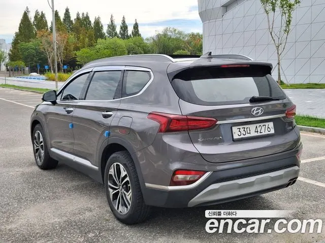 HYUNDAI SANTA FE 2019 — 100 000 км, серый, Корея — под ключ — фото 7