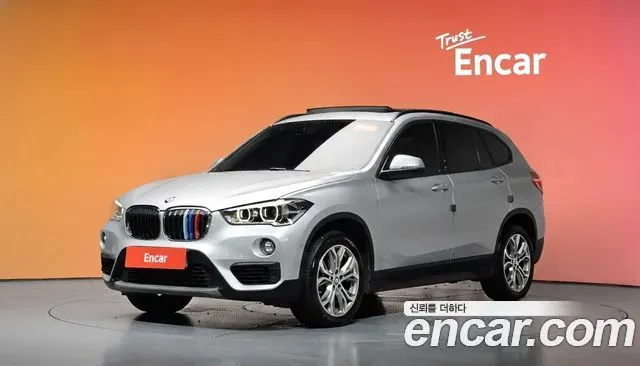 BMW X1 2018 — 115 509 км, серебристый, Корея — под ключ — фото 2