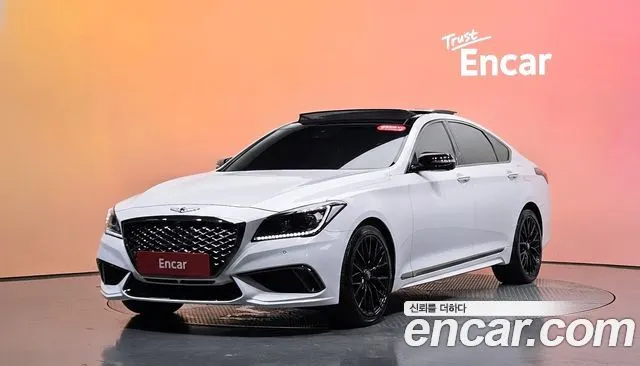 GENESIS G80 2019 — 83 018 км, белый, Корея — под ключ — фото 2