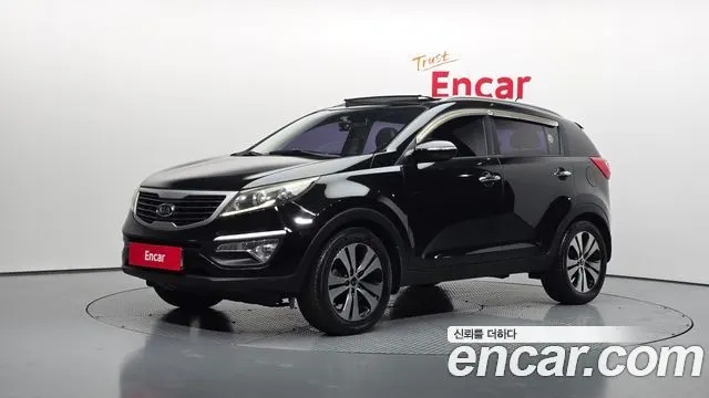 KIA SPORTAGE R 2012 — 149 263 км, чёрный, Корея — под ключ — фото 1