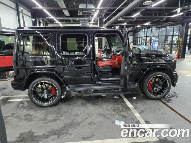 MERCEDES-BENZ G-CLASS W463B 2021 — 27 700 км, чёрный, Корея — под ключ — фото 6