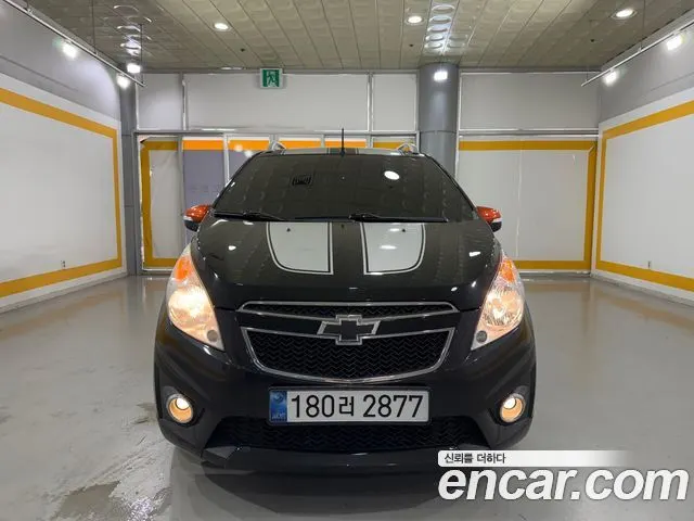 CHEVROLET SPARK 2012 — 125 145 км, чёрный, Корея — под ключ — фото 1