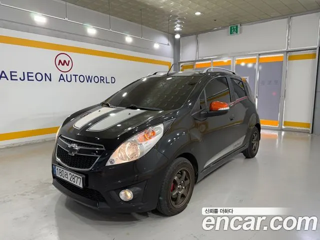 CHEVROLET SPARK 2012 — 125 145 км, чёрный, Корея — под ключ — фото 2