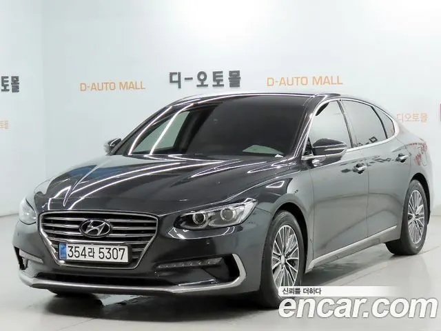 HYUNDAI GRANDEUR HYBRID 2018 — 127 315 км, серый, Корея — под ключ — фото 2