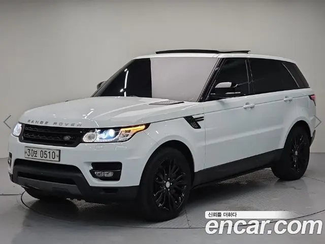 LAND ROVER RANGE ROVER SPORT 2016 — 183 713 км, белый, Корея — под ключ — фото 1