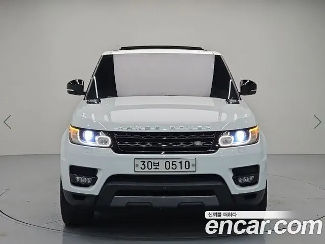 LAND ROVER RANGE ROVER SPORT 2016 — 183 713 км, белый, Корея — под ключ — фото 2