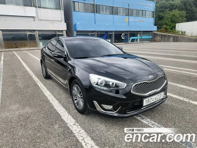 KIA K7 2015 — 137 343 км, чёрный, Корея — под ключ — фото 2