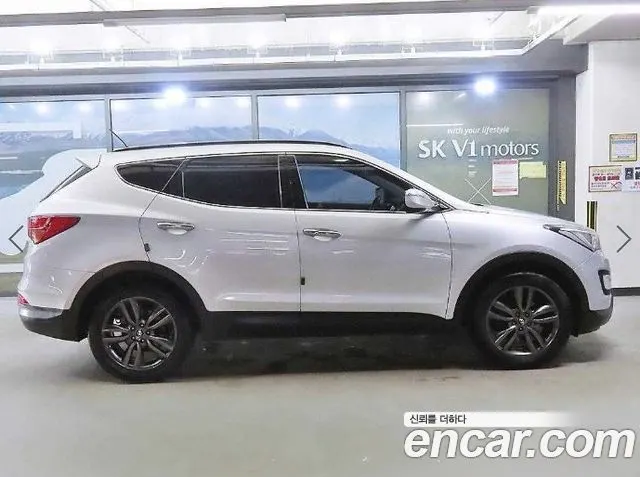 HYUNDAI SANTA FE 2014 — 140 597 км, серебристый, Корея — под ключ — фото 3