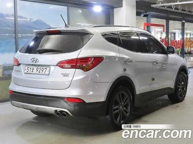 HYUNDAI SANTA FE 2014 — 140 597 км, серебристый, Корея — под ключ — фото 4