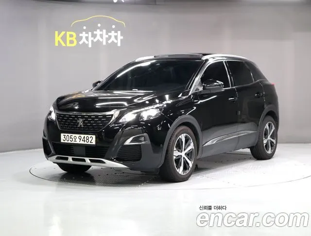 PEUGEOT 3008 2019 — 144 173 км, чёрный, Корея — под ключ — фото 1