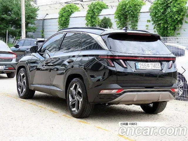 HYUNDAI TUCSON 2022 — 175 490 км, чёрный, Корея — под ключ — фото 3