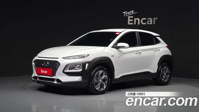 HYUNDAI KONA HYBRID 2020 — 133 593 км, белый, Корея — под ключ — фото 1