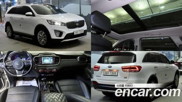 KIA SORENTO 2015 — 157 047 км, белый, Корея — под ключ — фото 1
